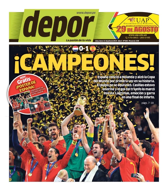 Depor: los mejores 14 eventos deportivos en todos los años de creado el diario 