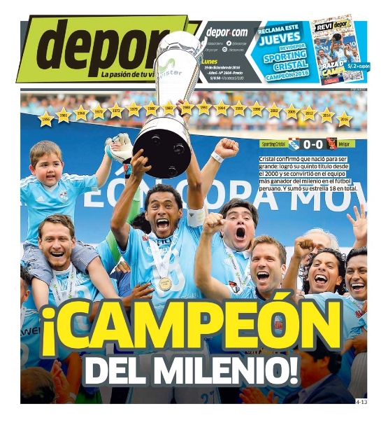 Depor: los mejores 14 eventos deportivos en todos los años de creado el diario 
