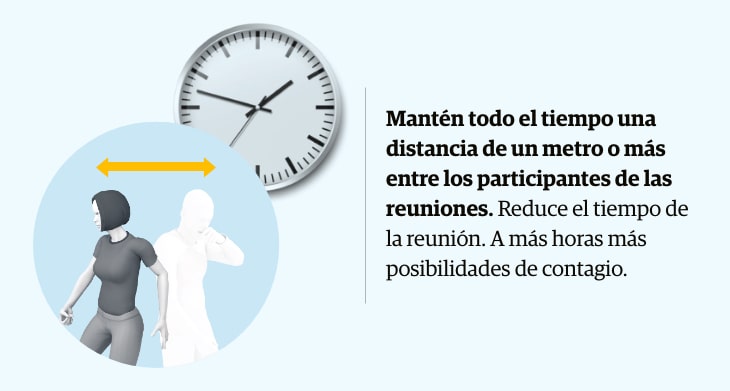 Siempre mantener la distancia