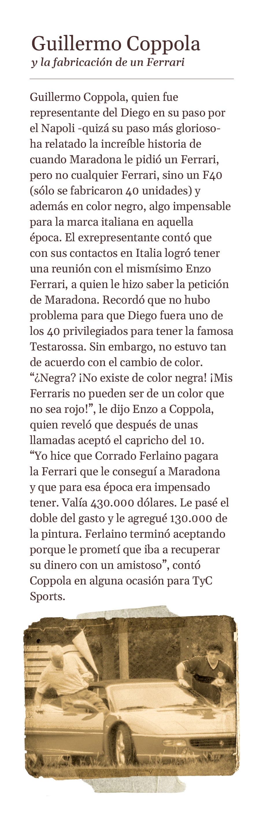 Las anécdotas de Diego Maradona