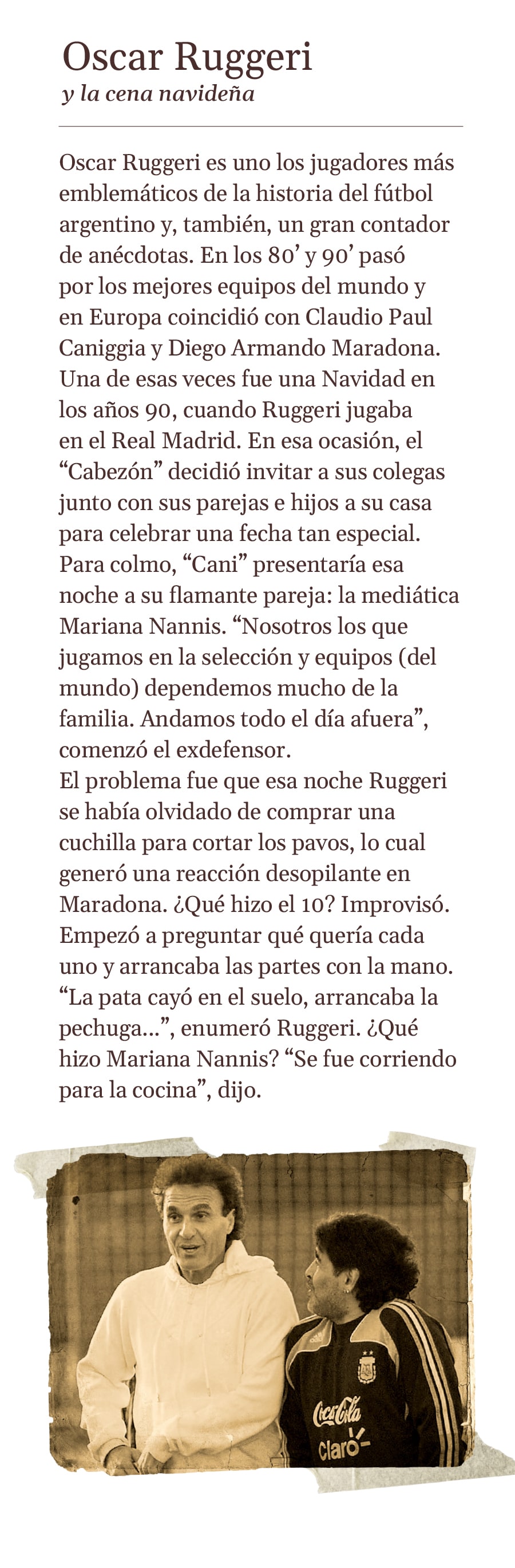 Las anécdotas de Diego Maradona