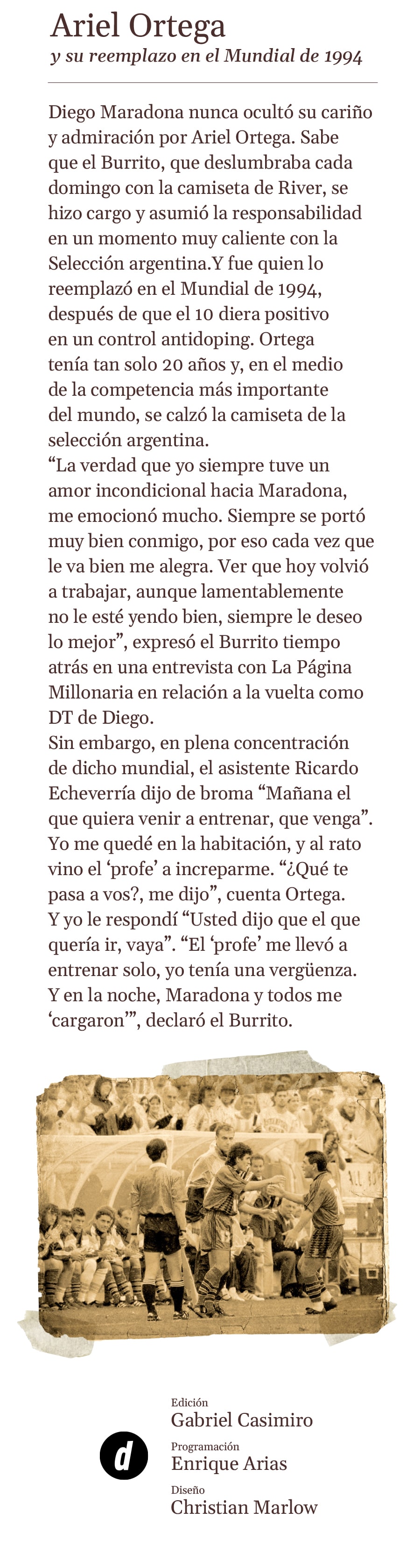 Las anécdotas de Diego Maradona